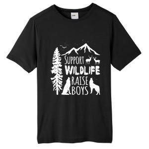 Support Wildlife Raise Cool Gift For Mom And Dad Tall Fusion ChromaSoft Performance T-Shirt