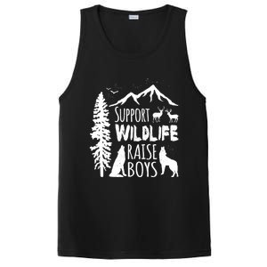 Support Wildlife Raise Cool Gift For Mom And Dad PosiCharge Competitor Tank