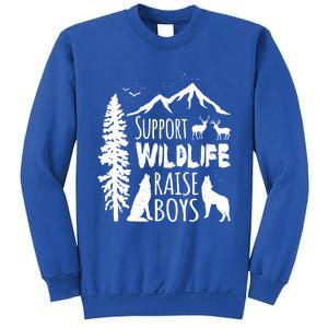 Support Wildlife Raise Cool Gift For Mom And Dad Sweatshirt