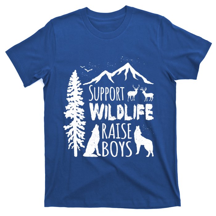 Support Wildlife Raise Cool Gift For Mom And Dad T-Shirt