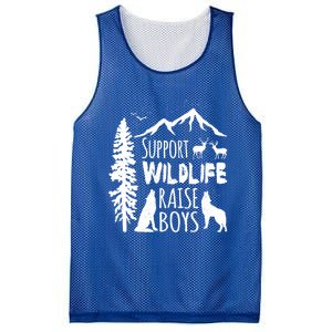 Support Wildlife Raise Cool Gift For Mom And Dad Mesh Reversible Basketball Jersey Tank