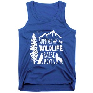 Support Wildlife Raise Cool Gift For Mom And Dad Tank Top