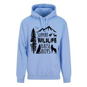 Support Wildlife Raise Cool Gift For Mom And Dad Unisex Surf Hoodie