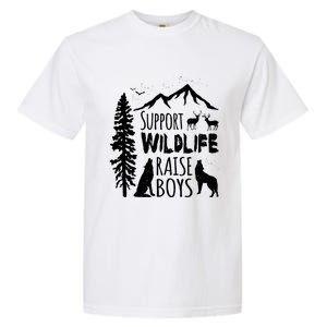 Support Wildlife Raise Cool Gift For Mom And Dad Garment-Dyed Heavyweight T-Shirt