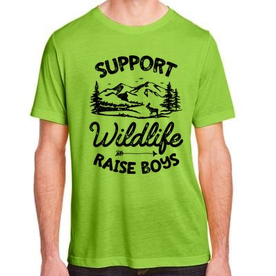 Support Wildlife Raise Mom Dad Mother Parents Adult ChromaSoft Performance T-Shirt