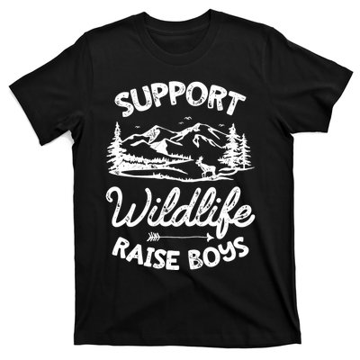 Support Wildlife Raise Mom Dad Mother Parents T-Shirt