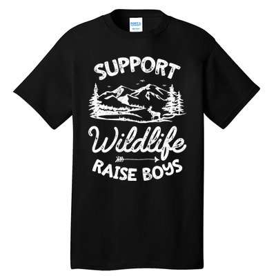 Support Wildlife Raise Mom Dad Mother Parents Tall T-Shirt