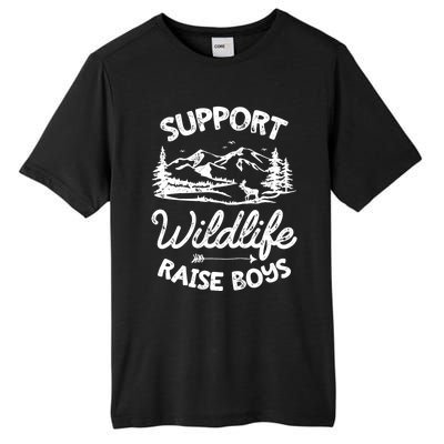 Support Wildlife Raise Mom Dad Mother Parents Tall Fusion ChromaSoft Performance T-Shirt