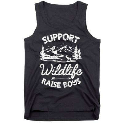 Support Wildlife Raise Mom Dad Mother Parents Tank Top