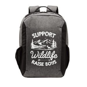 Support Wildlife Raise Mom Dad Mother Parents Vector Backpack