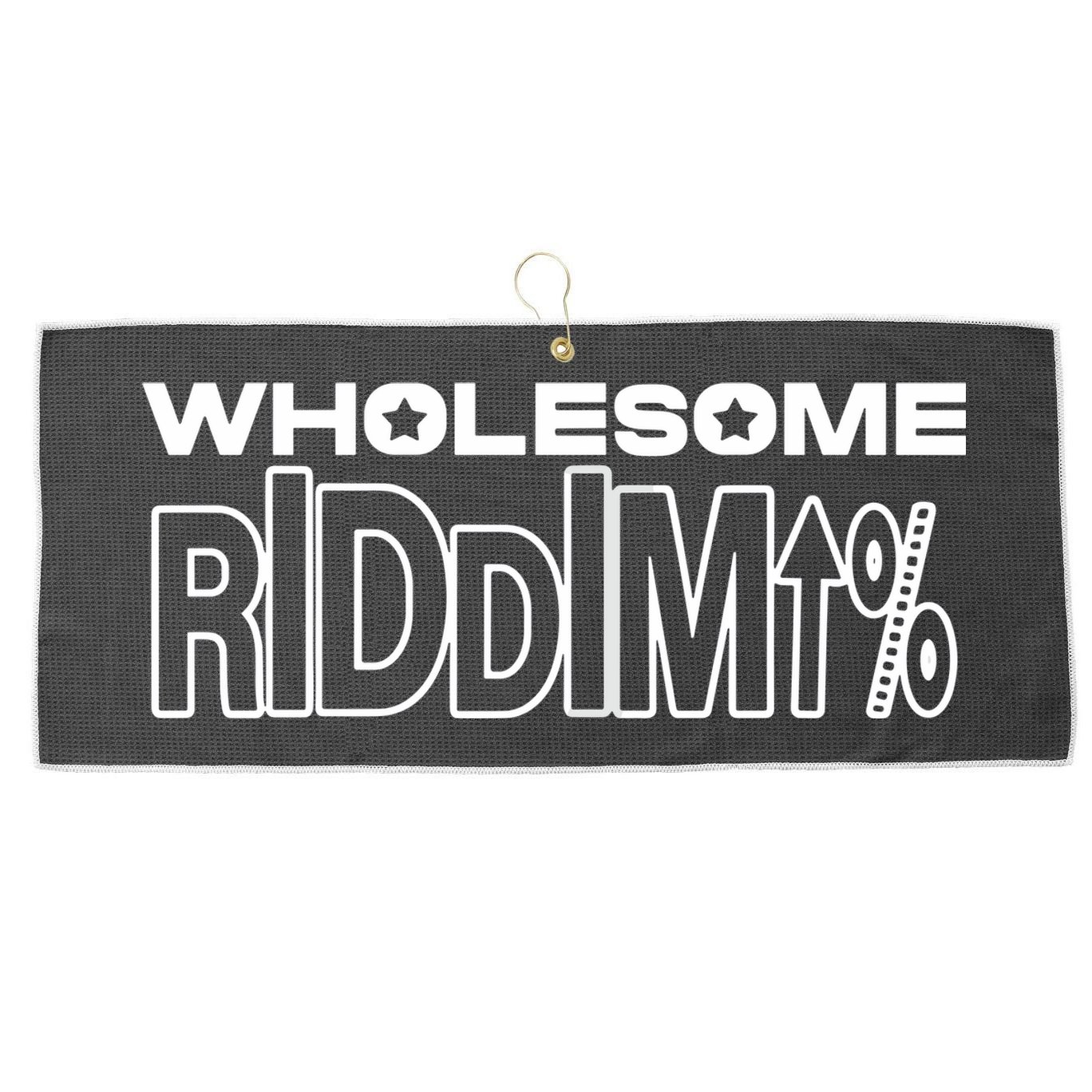 Sanholobeats Wholesome Riddim Large Microfiber Waffle Golf Towel