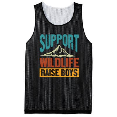 Support Wildlife Raise Boy Mesh Reversible Basketball Jersey Tank