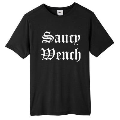 Saucy Wench Ren Faire Funny Halloween Costume Tall Fusion ChromaSoft Performance T-Shirt