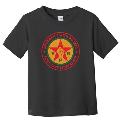 Solidarity With Rojava | Long Live Liberation | YPG Toddler T-Shirt