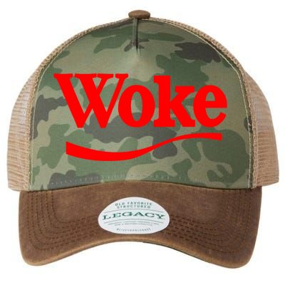 Stay Woke Red Classic Resist Graphic Gift Legacy Tie Dye Trucker Hat