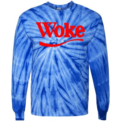 Stay Woke Red Classic Resist Graphic Gift Tie-Dye Long Sleeve Shirt