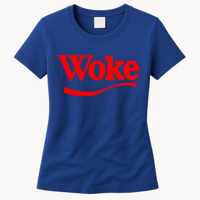 Stay Woke Red Classic Resist Graphic Gift Womens T-Shirt