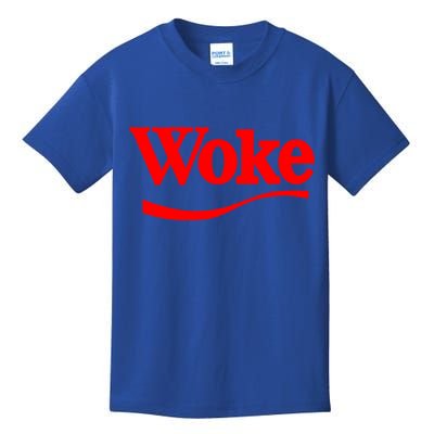 Stay Woke Red Classic Resist Graphic Gift Kids T-Shirt