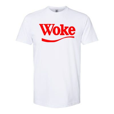 Stay Woke Red Classic Resist Graphic Gift Softstyle CVC T-Shirt