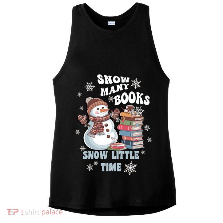 Snowflakes Wintertime Reading Snow Y Books Cute Snow Cute Gift Ladies PosiCharge Tri-Blend Wicking Tank