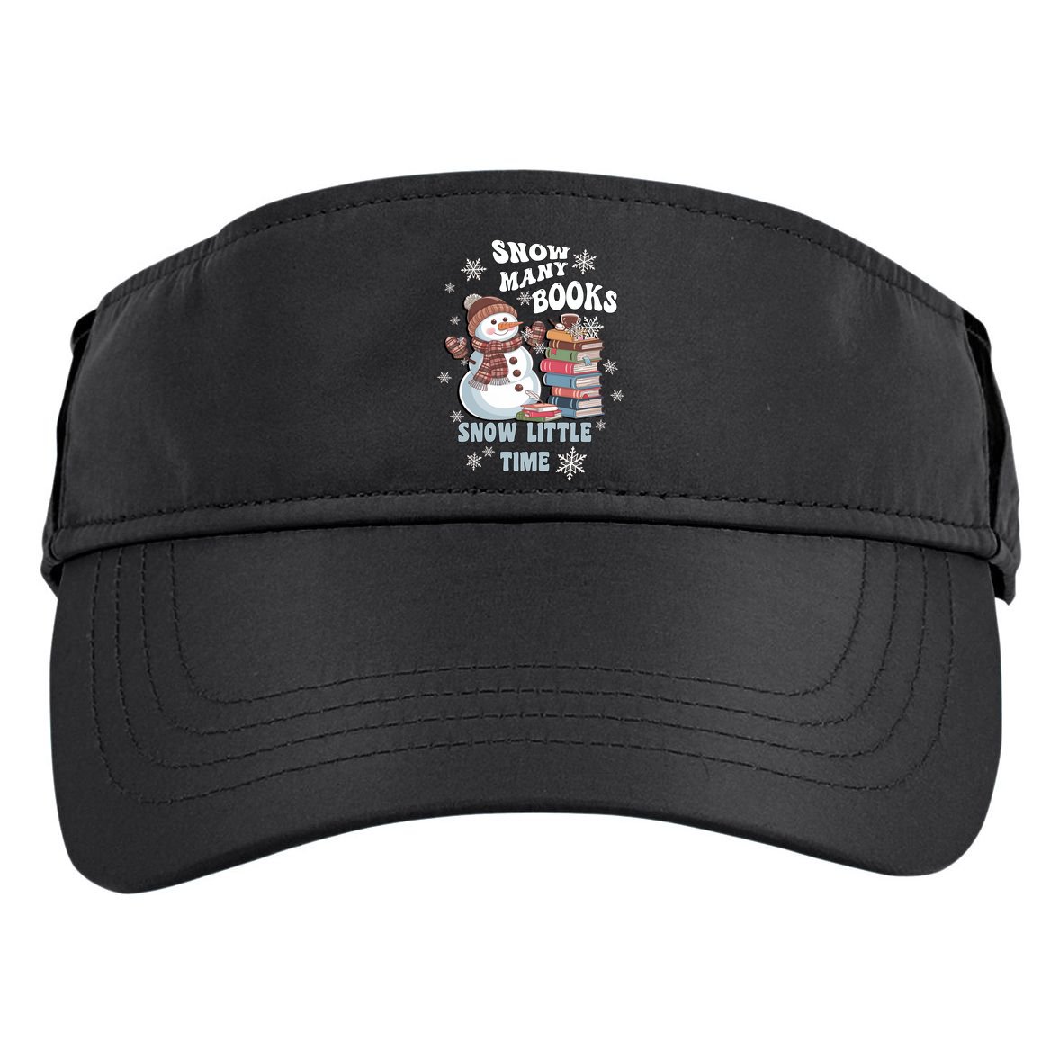 Snowflakes Wintertime Reading Snow Y Books Cute Snow Cute Gift Adult Drive Performance Visor