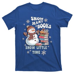 Snowflakes Wintertime Reading Snow Y Books Cute Snow Cute Gift T-Shirt