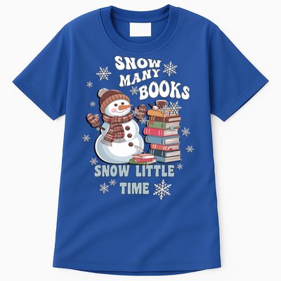 Snowflakes Wintertime Reading Snow Y Books Cute Snow Cute Gift Tall T-Shirt