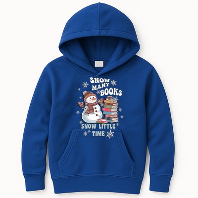 Snowflakes Wintertime Reading Snow Y Books Cute Snow Cute Gift Kids Hoodie