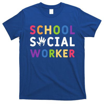 Social Work Rainbow School Social Worker Gift T-Shirt