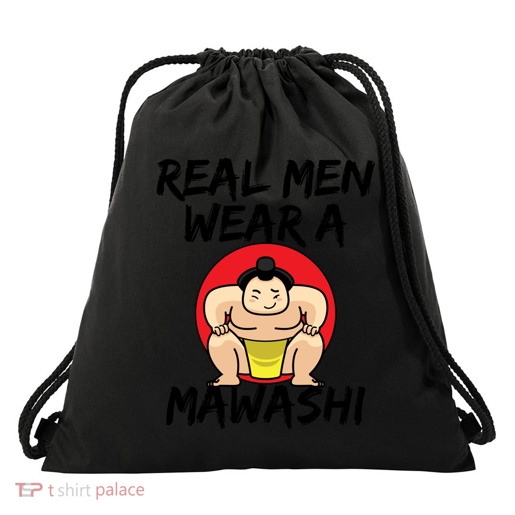 Sumo Wrestling Real Wear A Mawashi Gift Drawstring Bag