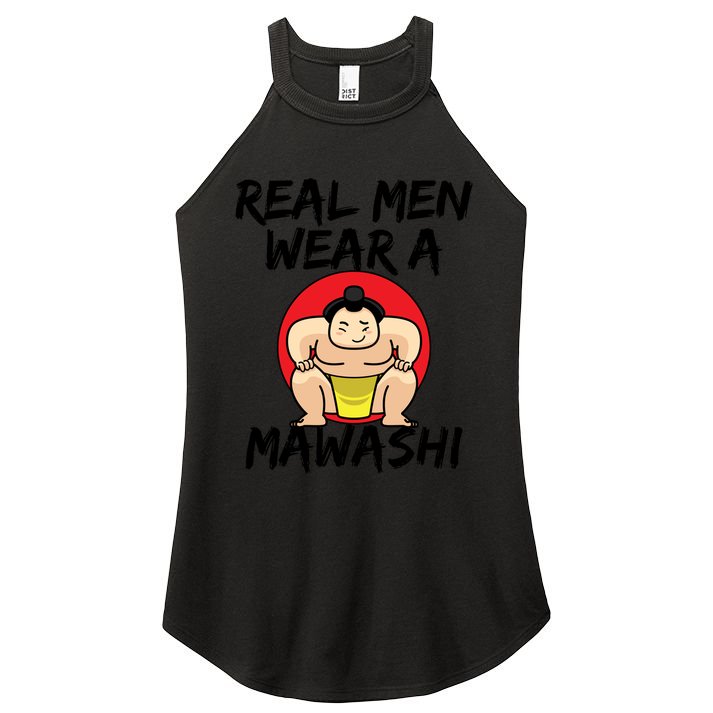 Sumo Wrestling Real Wear A Mawashi Gift Women's Perfect Tri Rocker Tank