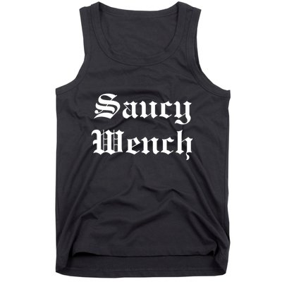 Saucy Wench Ren Faire Funny Halloween Costume Tank Top