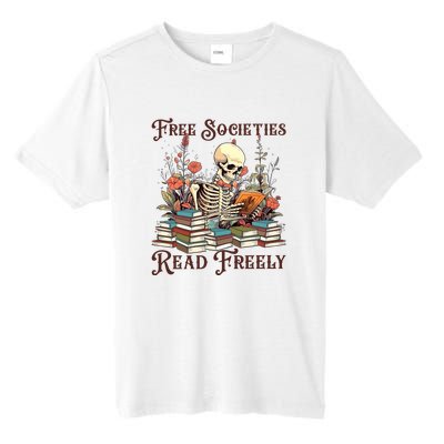 Strong Woman Reads Books Free Societies Read Freely Books Tall Fusion ChromaSoft Performance T-Shirt