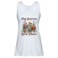 Strong Woman Reads Books Free Societies Read Freely Books Ladies Essential Flowy Tank