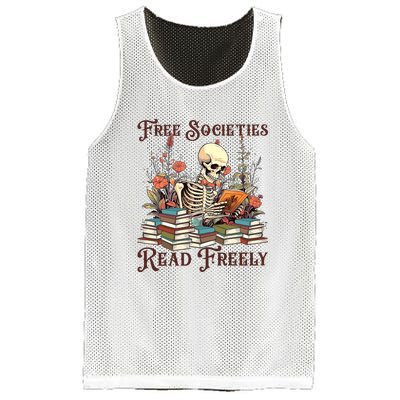 Strong Woman Reads Books Free Societies Read Freely Books Mesh Reversible Basketball Jersey Tank