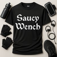 Saucy Wench Renaissance Fair Fayre Funny Renfest Halloween Cooling Performance Crew T-Shirt