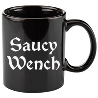 Saucy Wench Renaissance Fair Fayre Funny Renfest Halloween 11oz C Handle Ceramic Mug
