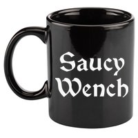 Saucy Wench Renaissance Fair Fayre Funny Renfest Halloween 11oz C Handle Ceramic Mug