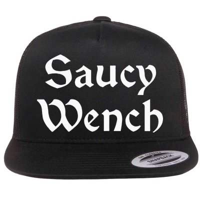 Saucy Wench Renaissance Fair Fayre Funny Renfest Halloween Flatbill Hat