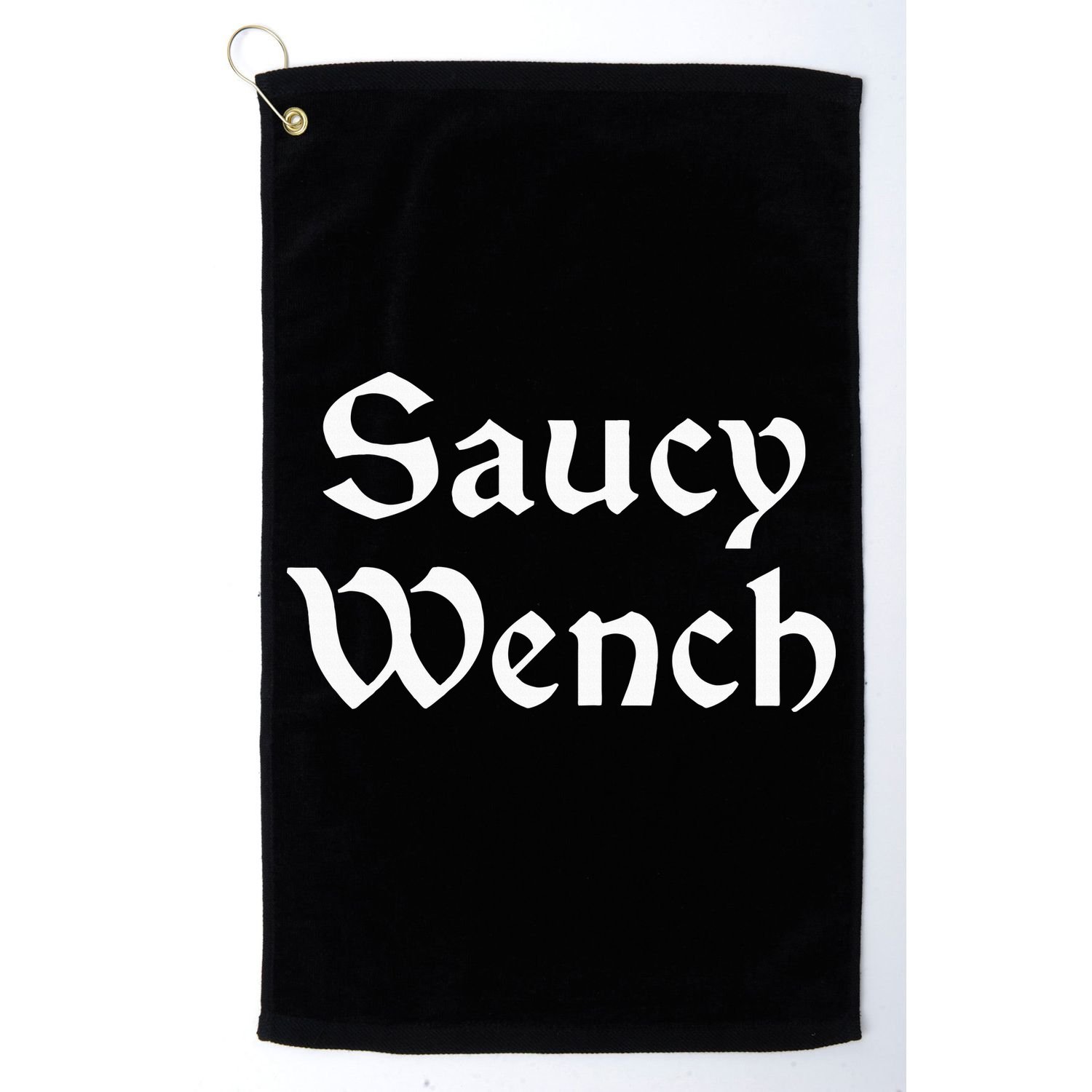 Saucy Wench Renaissance Fair Fayre Funny Renfest Halloween Golf Towel