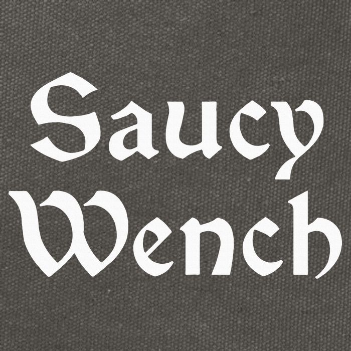 Saucy Wench Renaissance Fair Fayre Funny Renfest Halloween Cotton Canvas Backpack