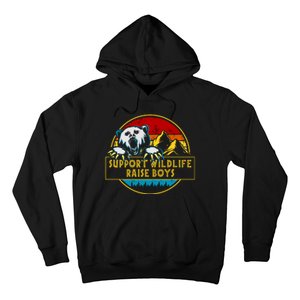 Support Wildlife Rasie Boys Hoodie