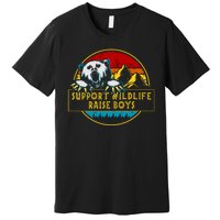 Support Wildlife Rasie Boys Premium T-Shirt