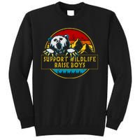 Support Wildlife Rasie Boys Tall Sweatshirt