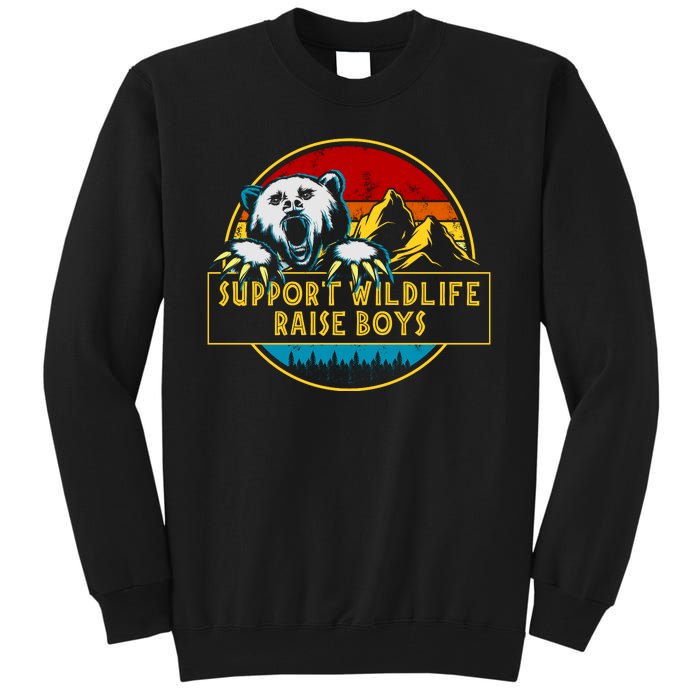 Support Wildlife Rasie Boys Tall Sweatshirt