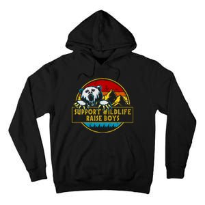 Support Wildlife Rasie Boys Tall Hoodie