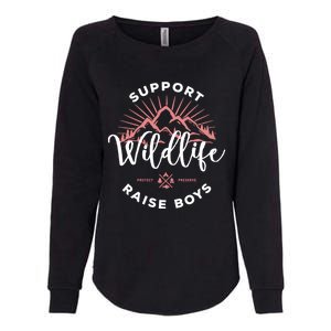 Support Wildlife Raise Gift Womens California Wash Sweatshirt