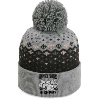 Southern Western Rodeo Cowgirl Honky Tonk Highway The Baniff Cuffed Pom Beanie