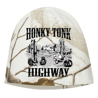 Southern Western Rodeo Cowgirl Honky Tonk Highway Kati - Camo Knit Beanie