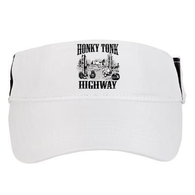 Southern Western Rodeo Cowgirl Honky Tonk Highway Adult Drive Performance Visor